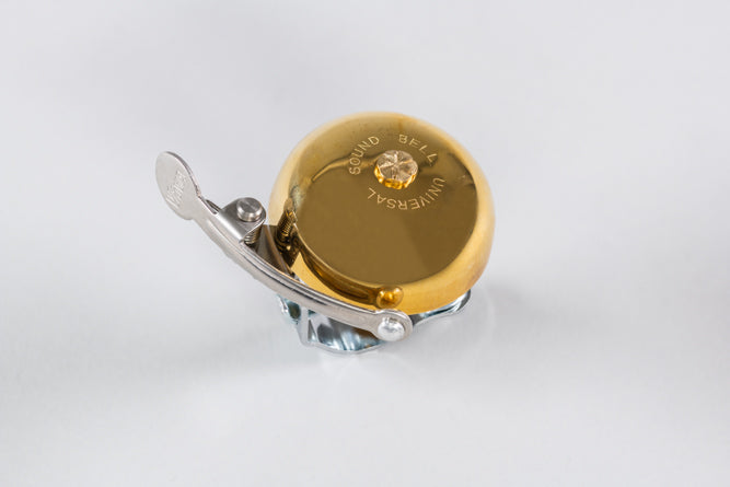 Brass top bike bell