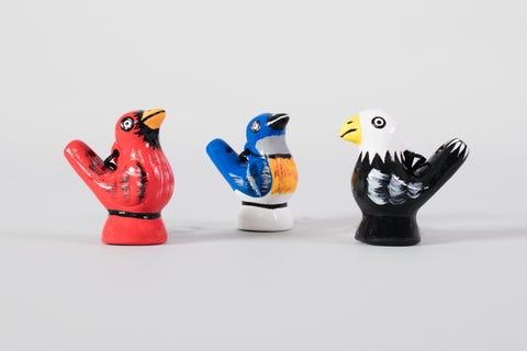 Clay Bird Water Whistles