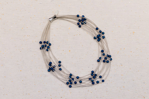 Piano Wire and Geodes Jewelry