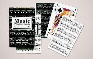 Musical Score Single Card Deck