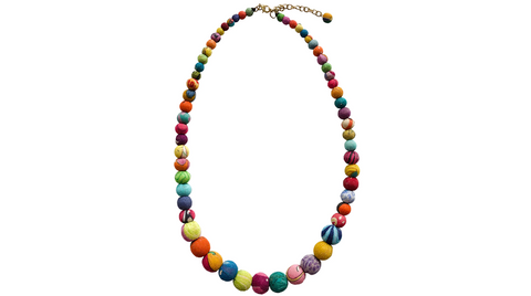 Kantha Medium Bead Necklace
