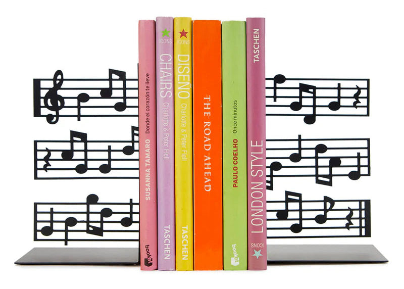 Music Staff Bookends