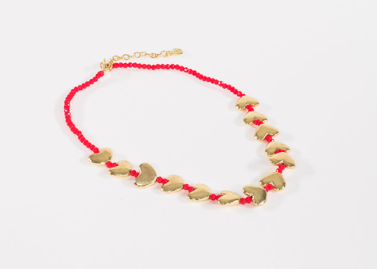 Beaded Heart Necklace