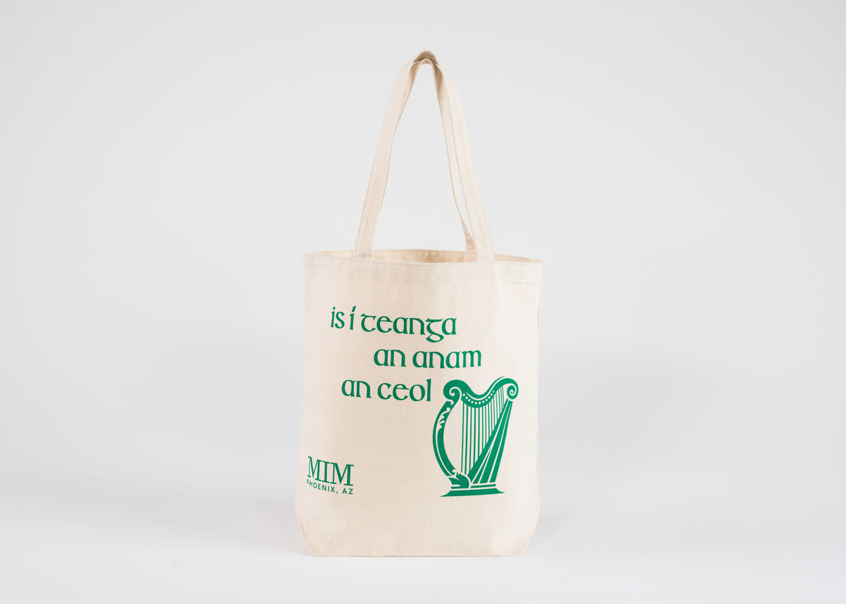 MIM Tote Bag with Irish Gaelic Quote
