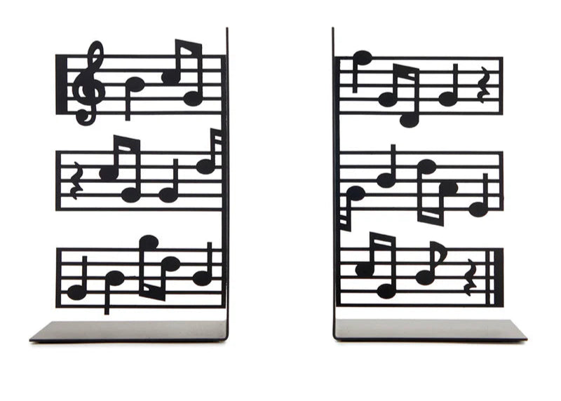 Music Staff Bookends