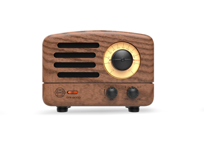 Muzen OTR Walnut Bluetooth Speaker and Radio