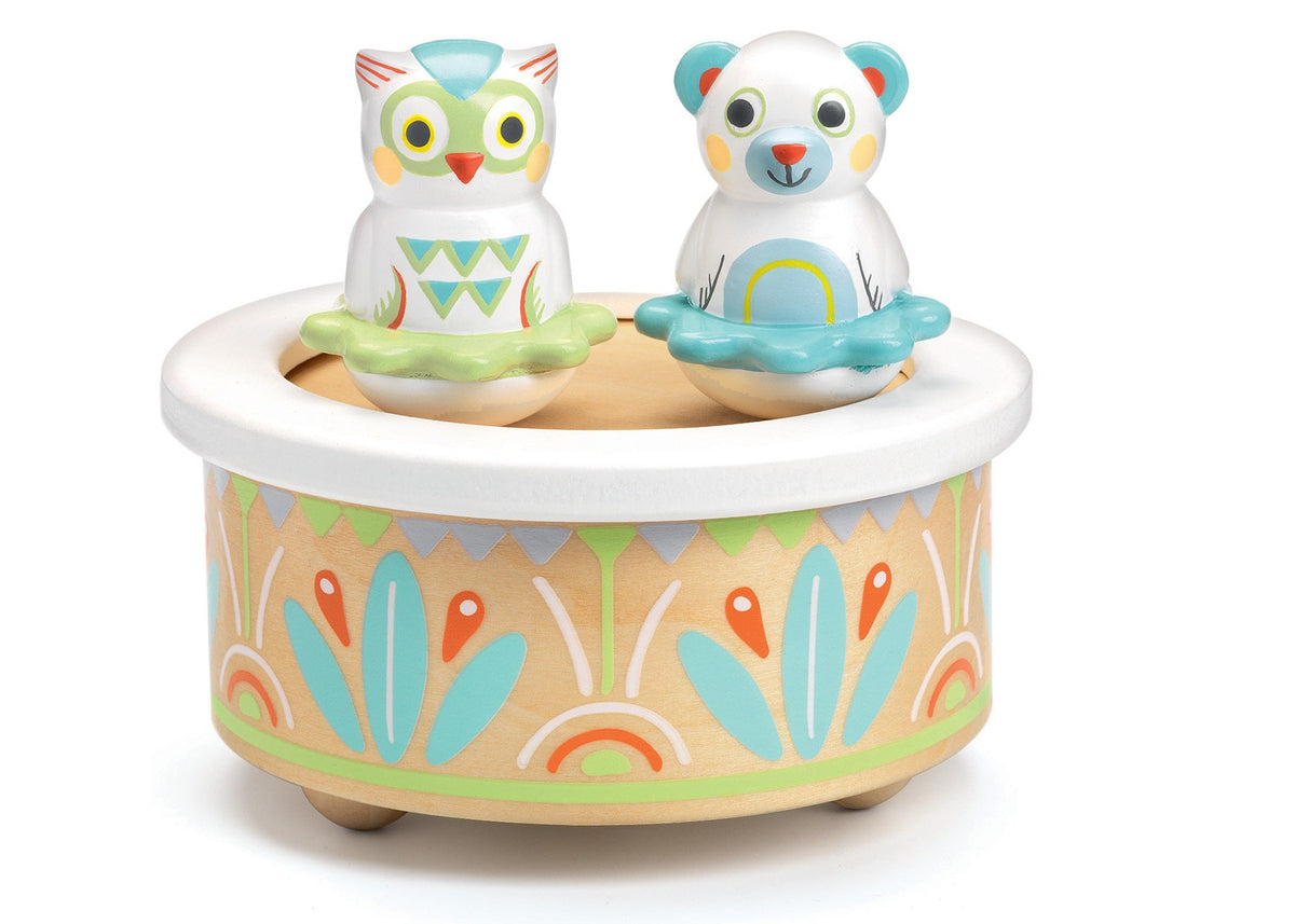 Owl &amp; Bear Music Box