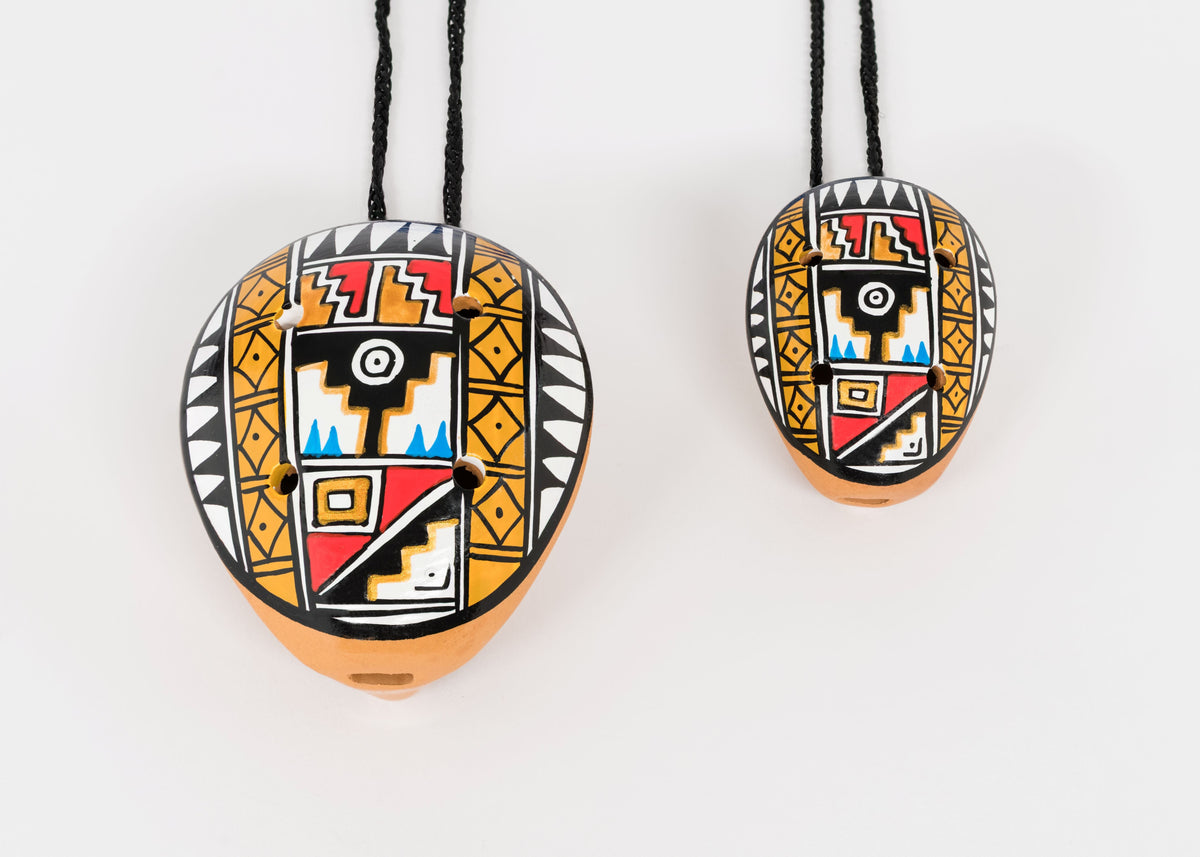 Peruvian Ocarina with Necklace