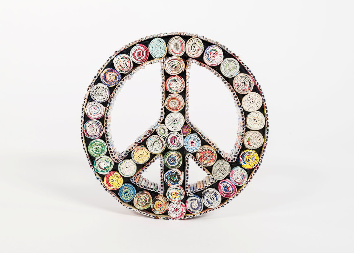 Peace Sign Sculpture