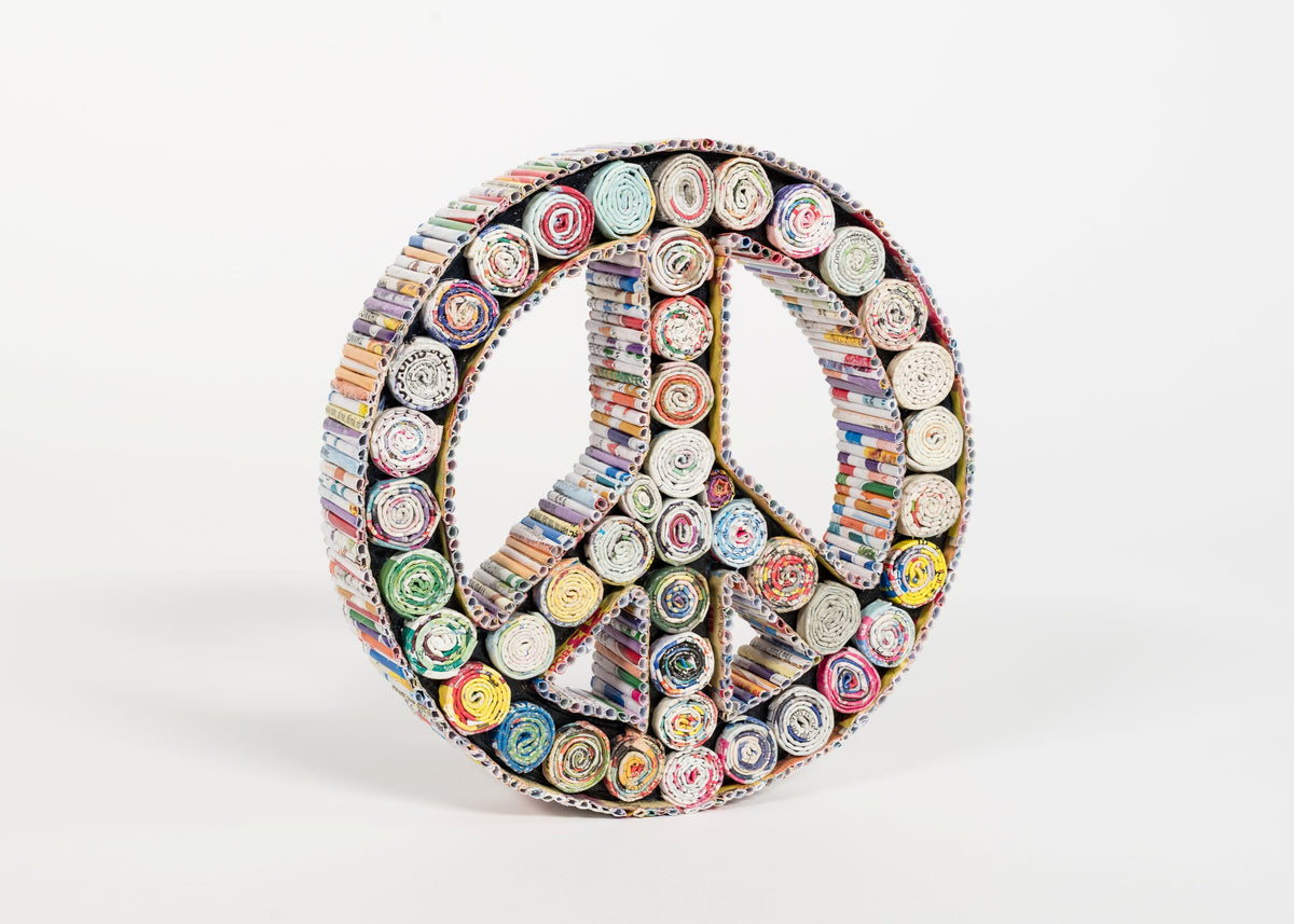 Peace Sign Sculpture
