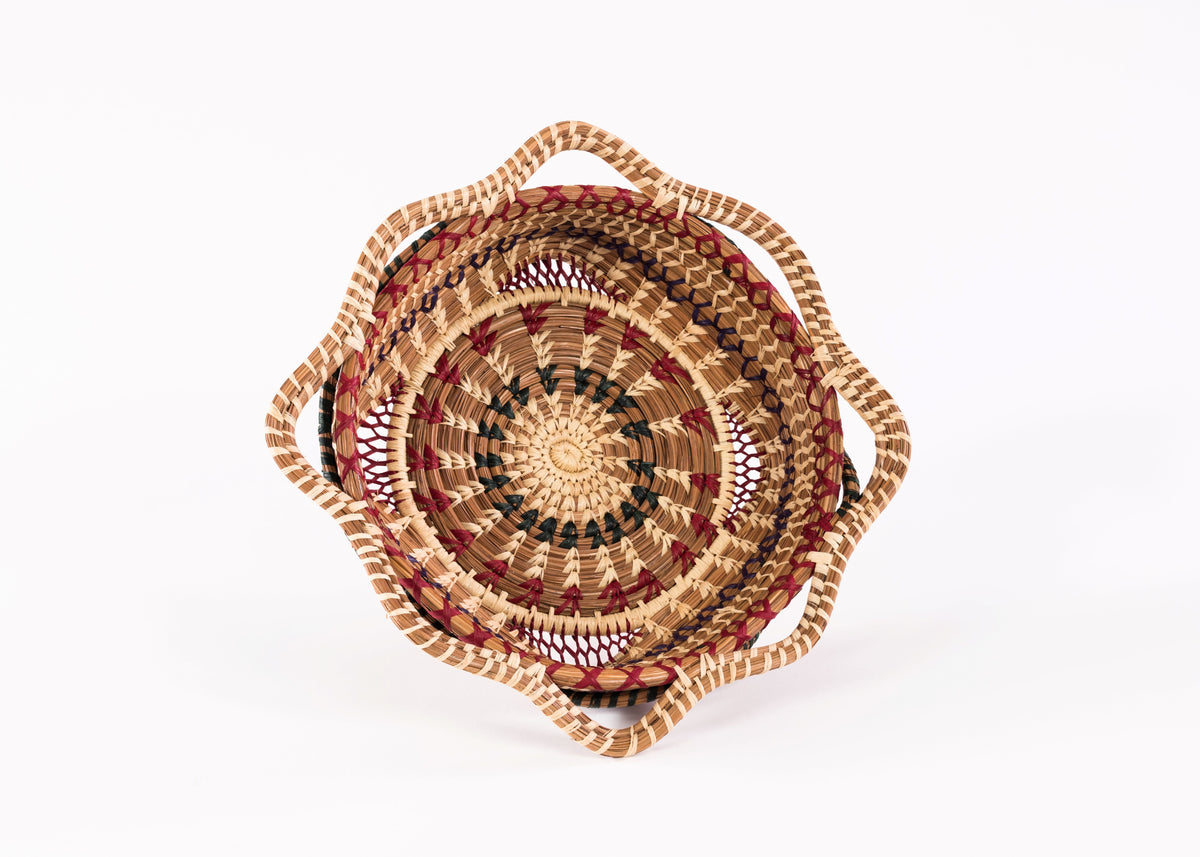 Butterfly Pine Needle Basket