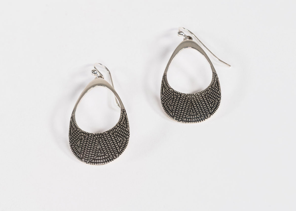Maize Pattern Earrings by Elgin Tom