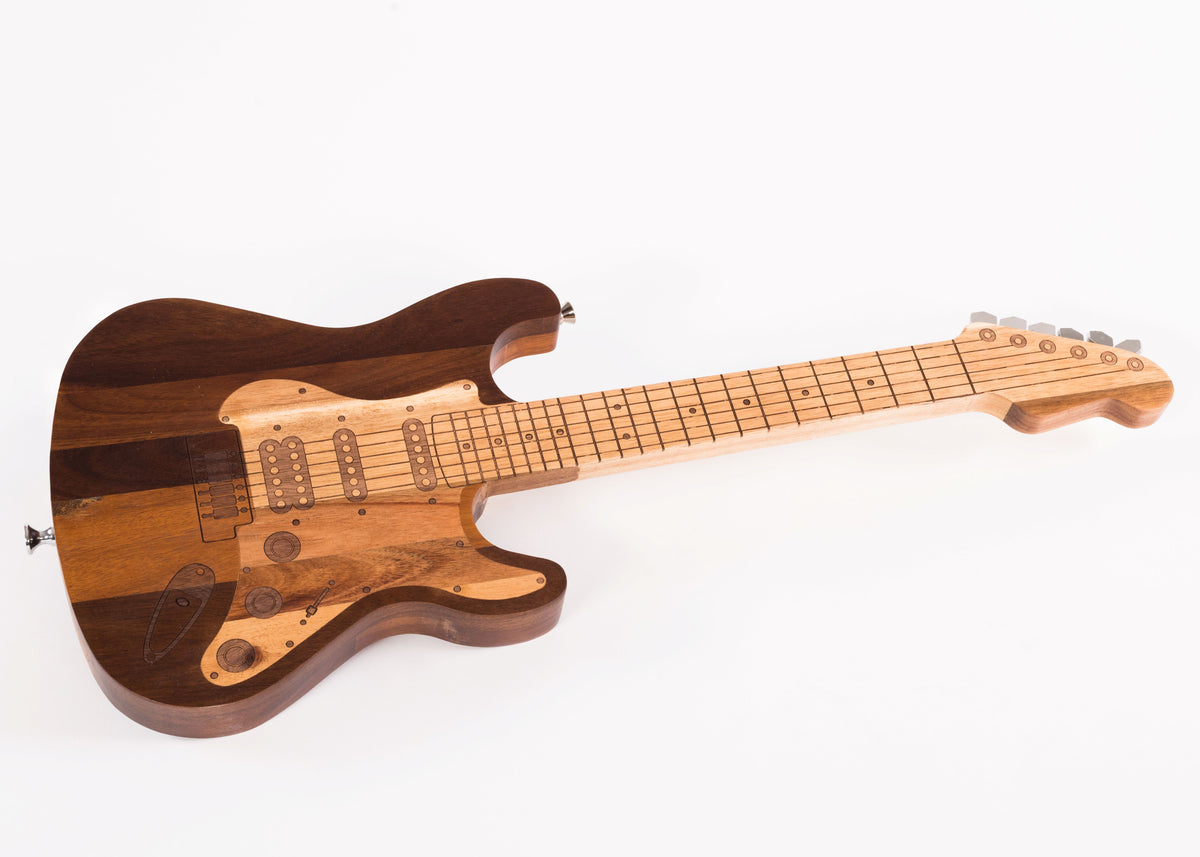 Guitar Legend Cheeseboard & Tools Set