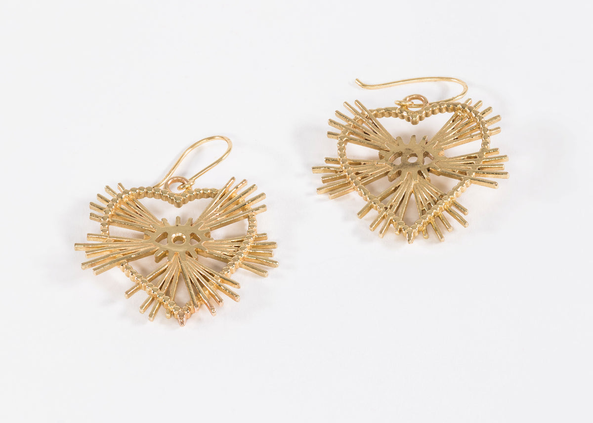 Heart Burst Earrings