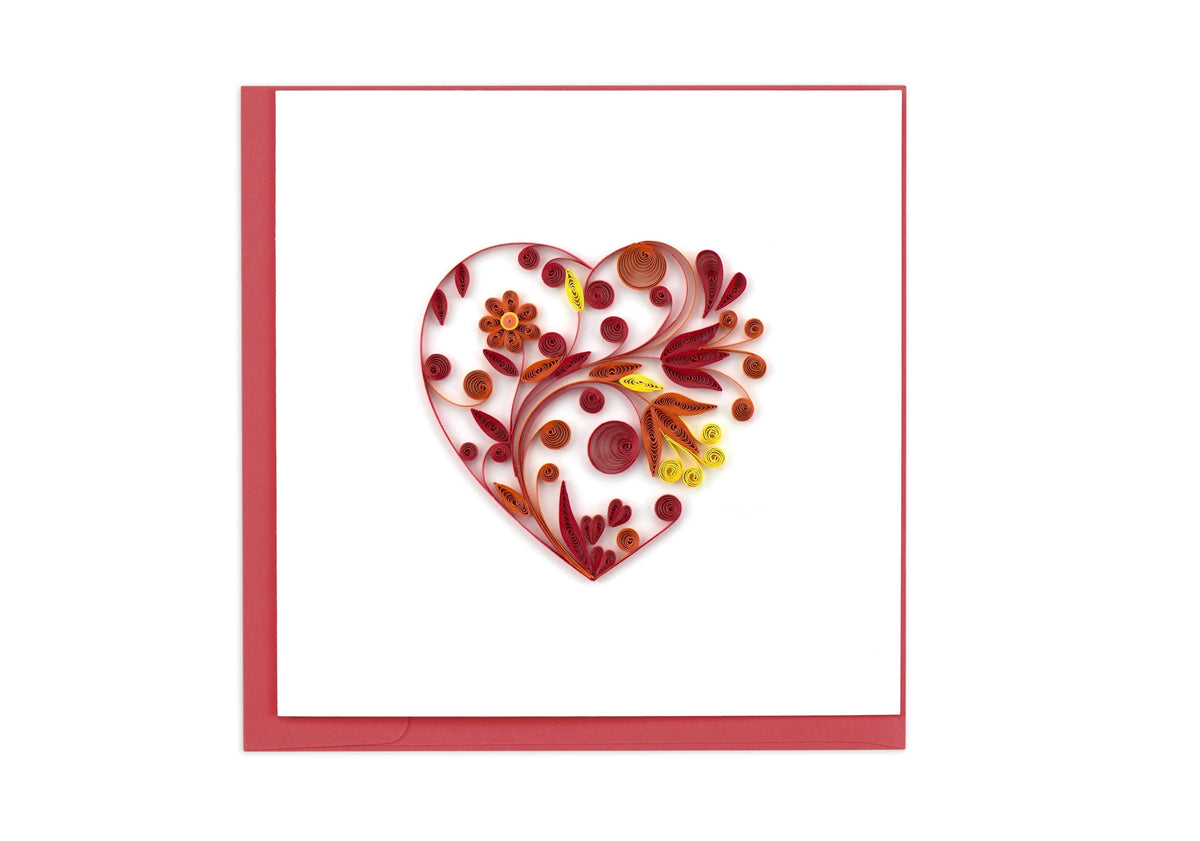 Quilled Heart Card