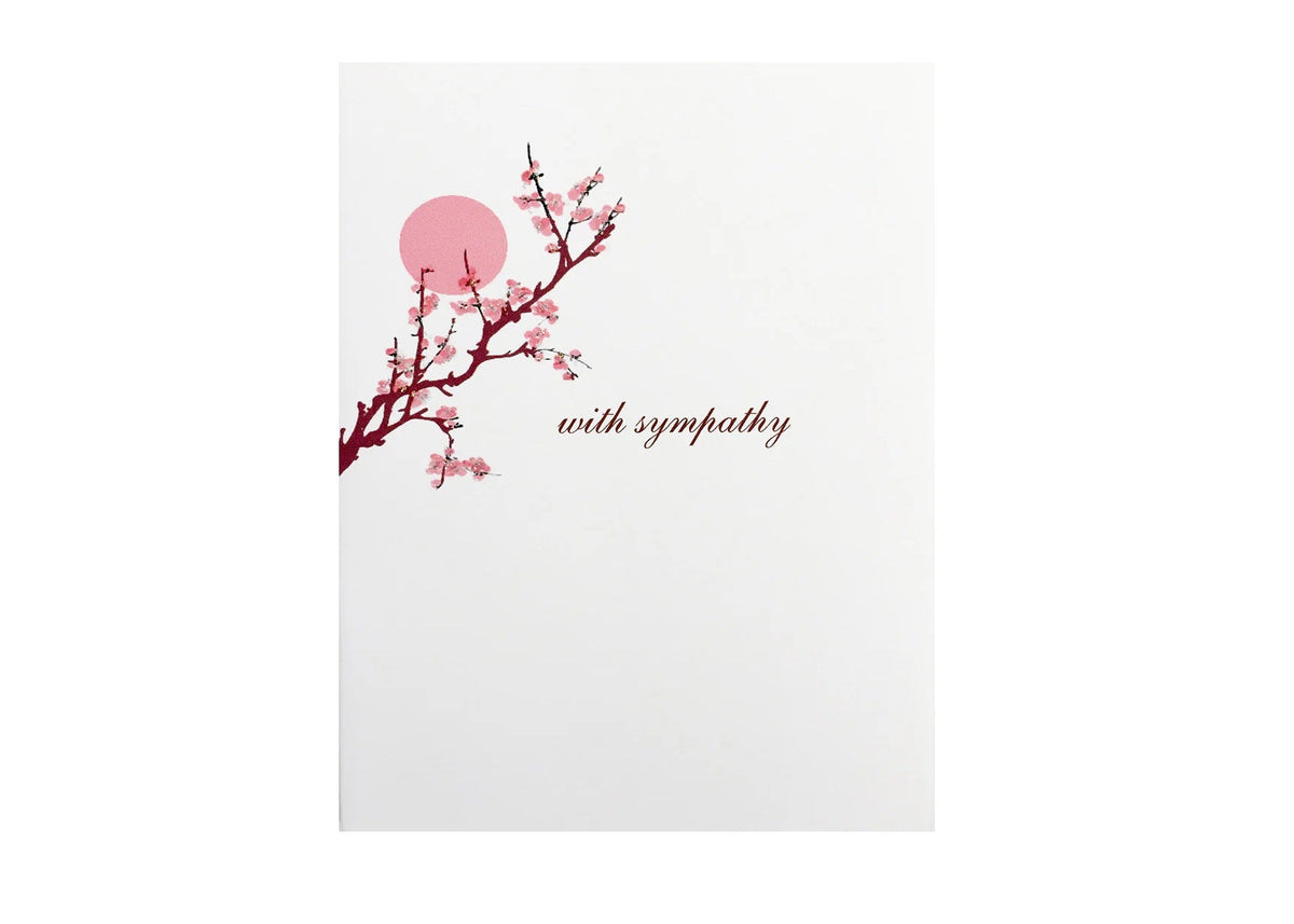 Cherry Blossom Sympathy Card
