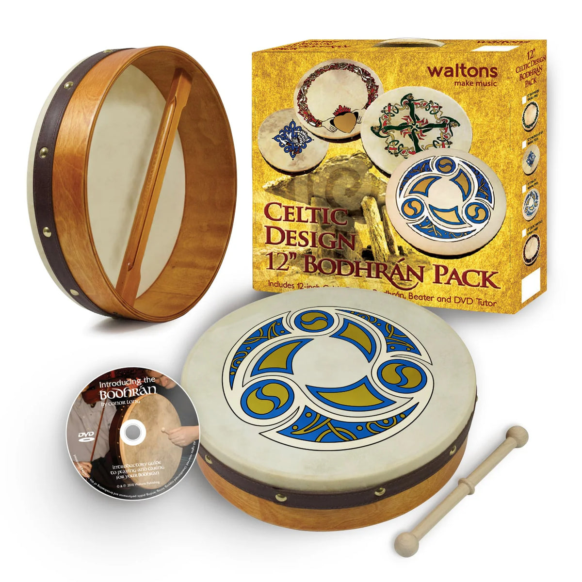 Irish Motif Bodhrán Packs