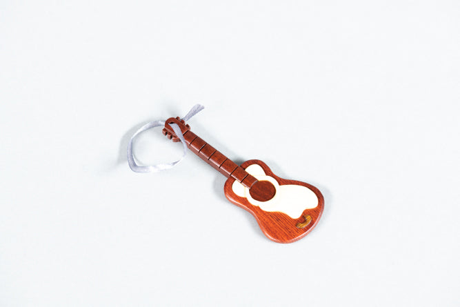 Wooden Acoustic Guitar  Ornament