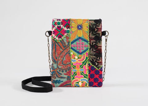 Tribal Mosaic Cross-Body Bag