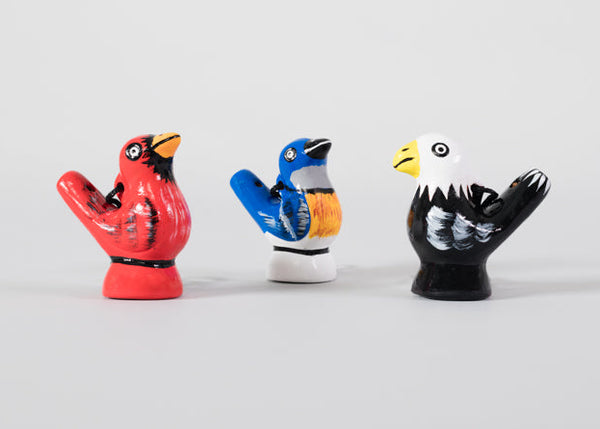 Clay Bird Water Whistles