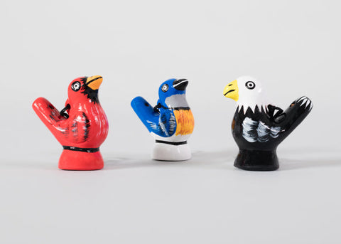 Clay Bird Water Whistles