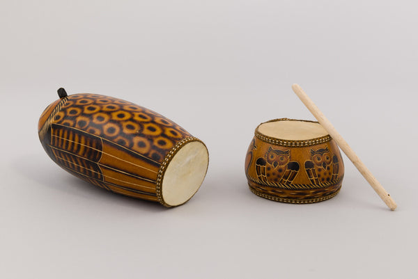 Mother-Owl Shaker and Nest Drum