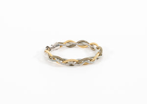 Braided Piano Wire Bracelet