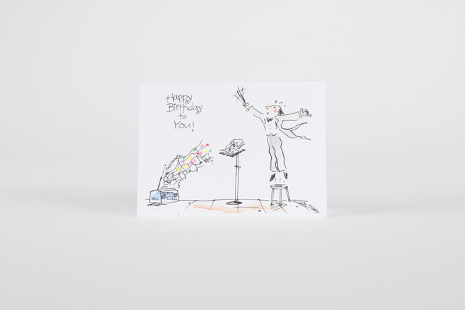 Alice Briggs Conductor Birthday Card