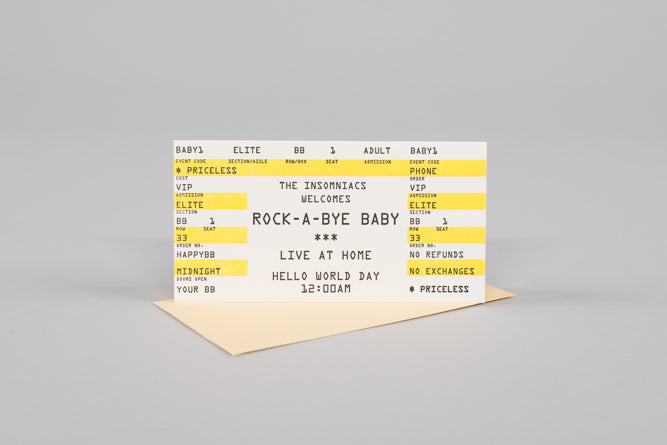 Rock-A-Bye Baby Card