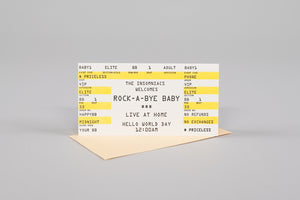 Rock-A-Bye Baby Card