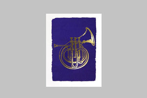 Horn Music Card