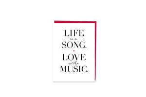 Life is a Song Card