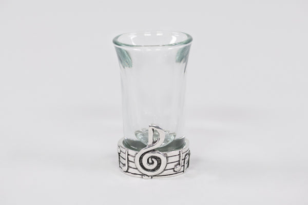 MIM Pewter Treble Clef Shot Glass