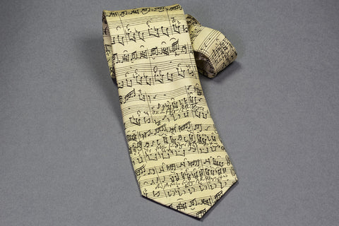 Musical Score Necktie