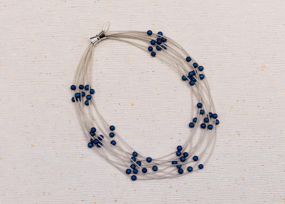 Piano Wire and Geodes Jewelry
