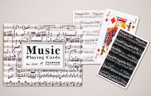 Musical Score Double Card Deck
