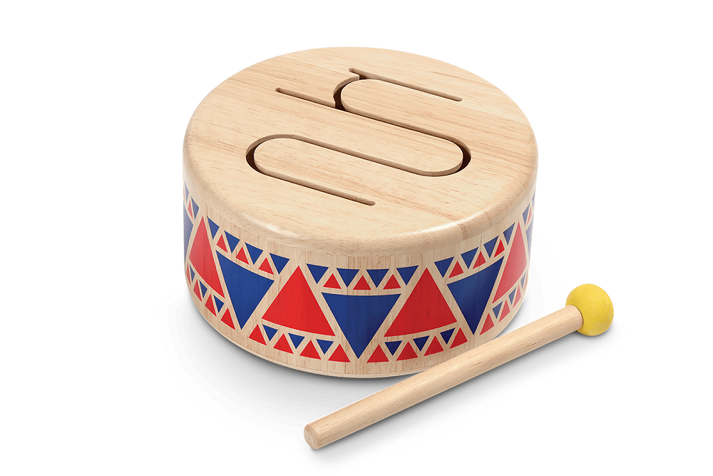 Plan Toy Solid Wood Drum