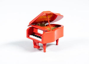 Red Grand Piano Ornament