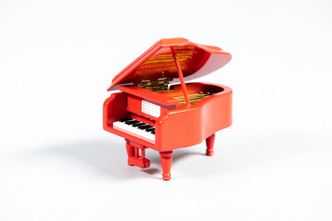 Red Grand Piano Ornament
