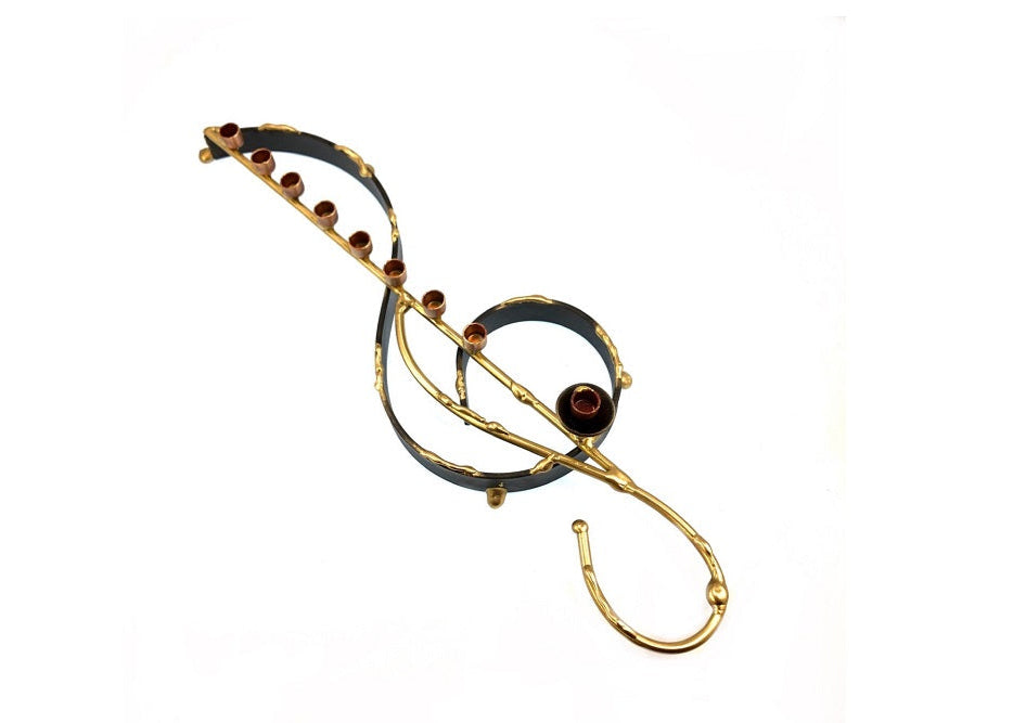 Treble Clef Menorah