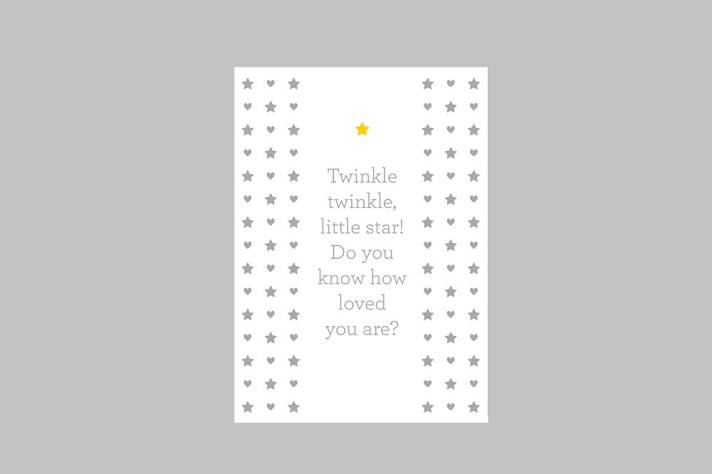 Twinkle, Twinkle Little Star Card