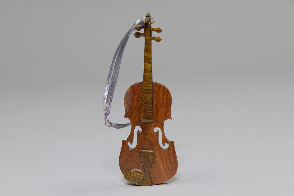 Wooden Violin Ornament