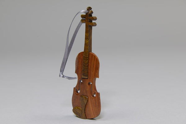Wooden Violin Ornament