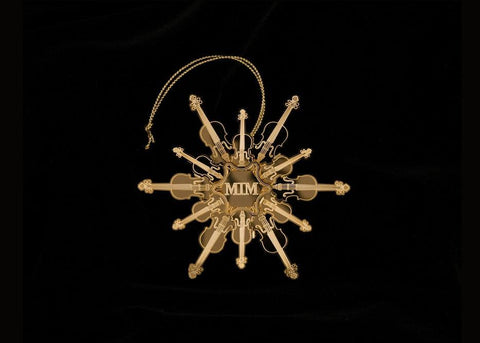 MIM Violin Snowflake Ornament