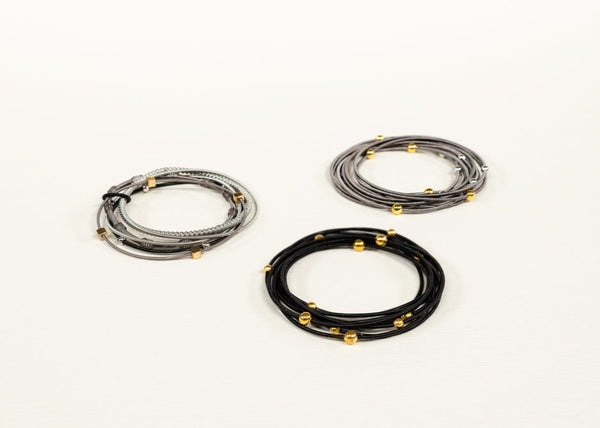 Piano Wire Bracelets