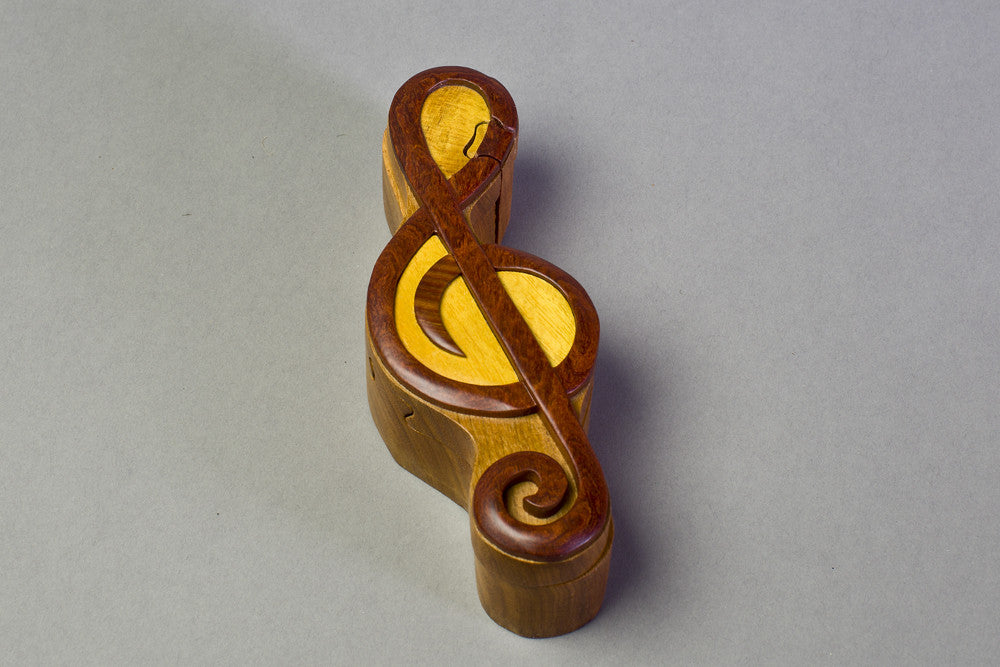 Treble Clef Puzzle Box