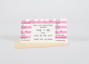 Love Ticket Card