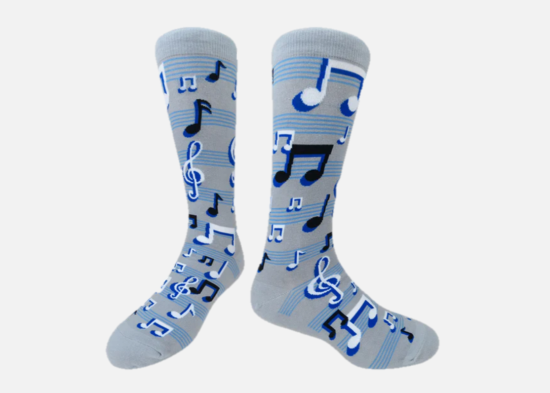 Men&#39;s Bars &amp; Notes Socks