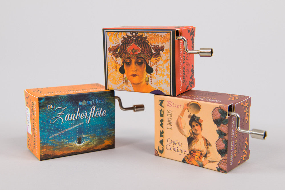 Hand-Crank Music Boxes