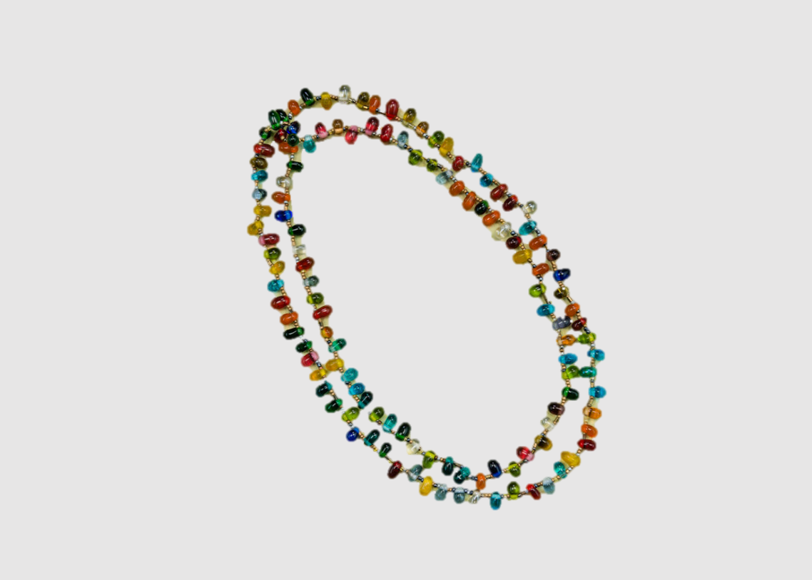 Multi-colored Glass Necklace